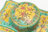A Pair of Chinese Export Porcelain Tea Caddies