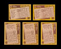 A Group of Five 1986 Topps Steve Young Rookie Football Cards No. 374