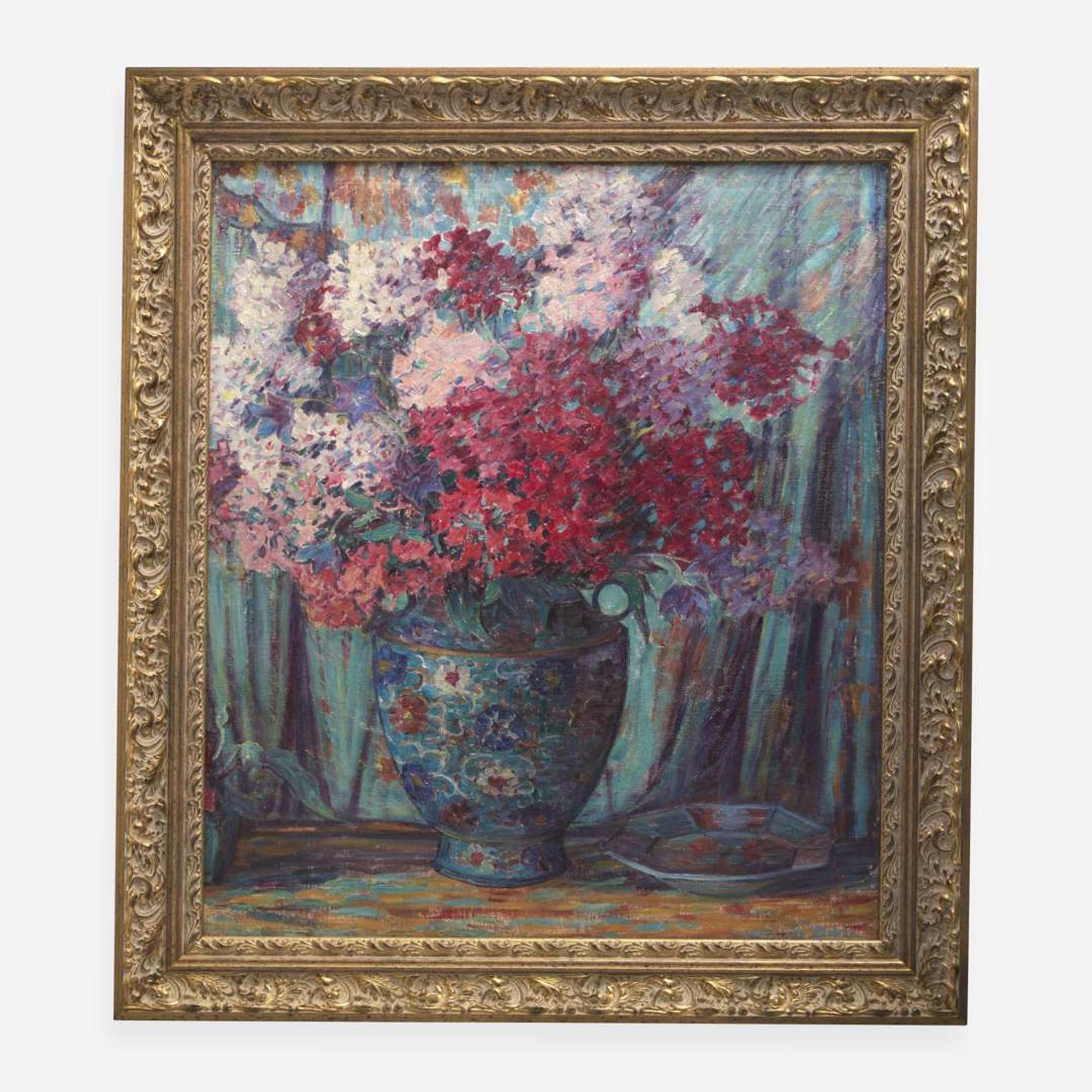 Maude Drein Bryant (American, 1880-1946) Still Life in Blue