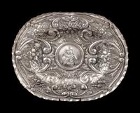 A Continental Silver Tray
