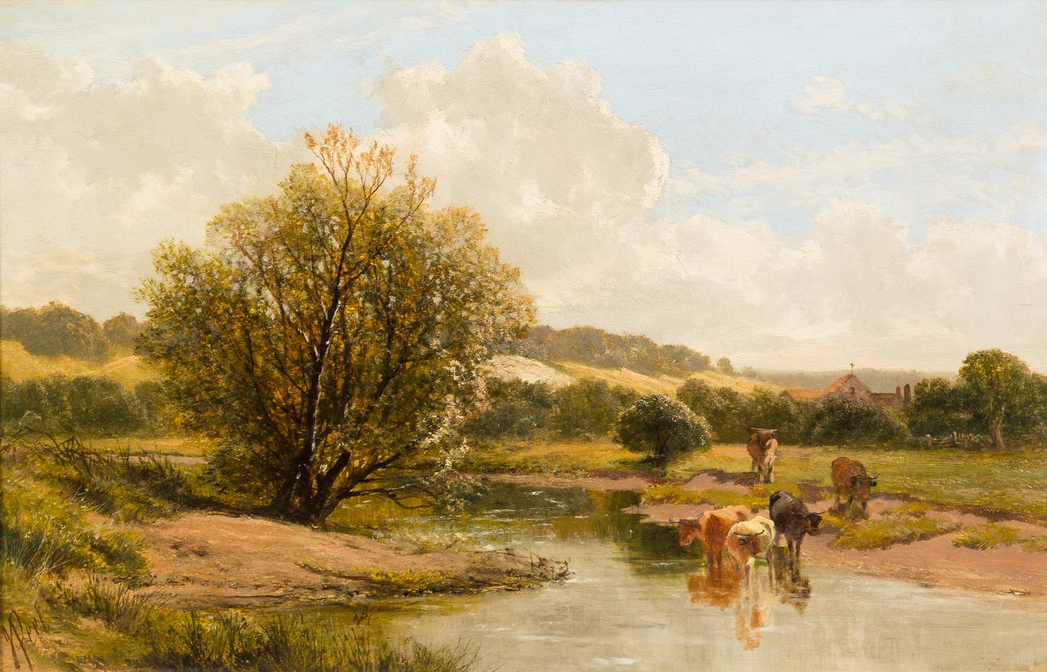 James Peel, (British, 1811-1906), Landscapes (a pair of works)