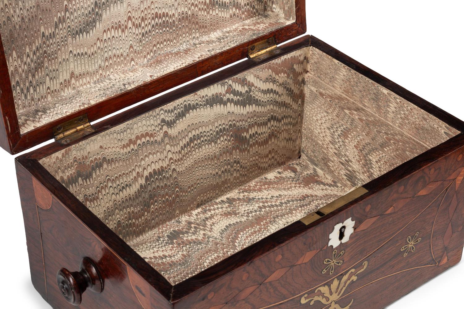 Three English Table Caskets