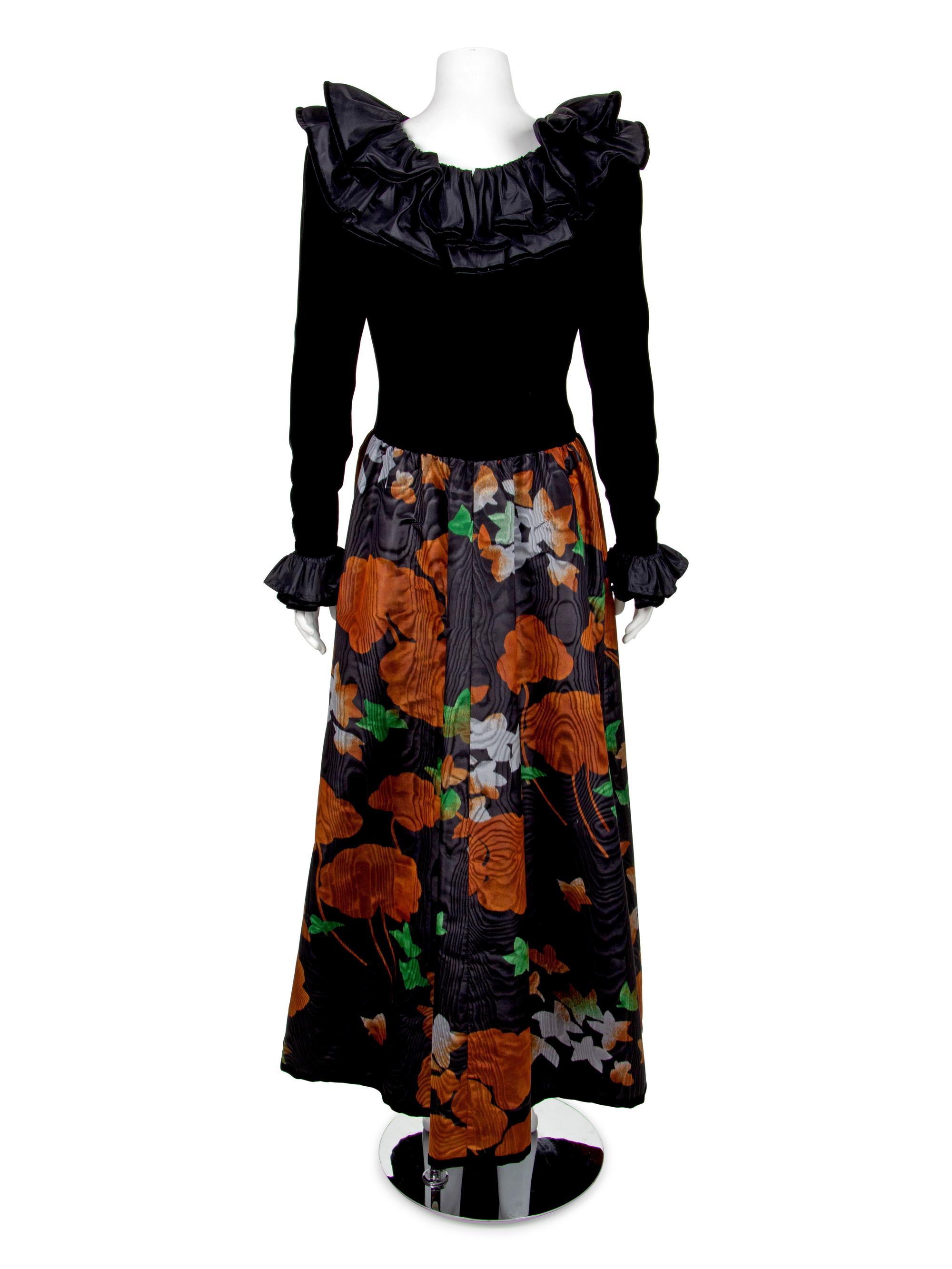 Two Givenchy Evening Gowns and One Bill Blass Cape and Skirt Ensemble, 1970s-1980s — Sold to benefit the Art Acquisition Fund at the Indianapolis Museum of Art at Newfield.