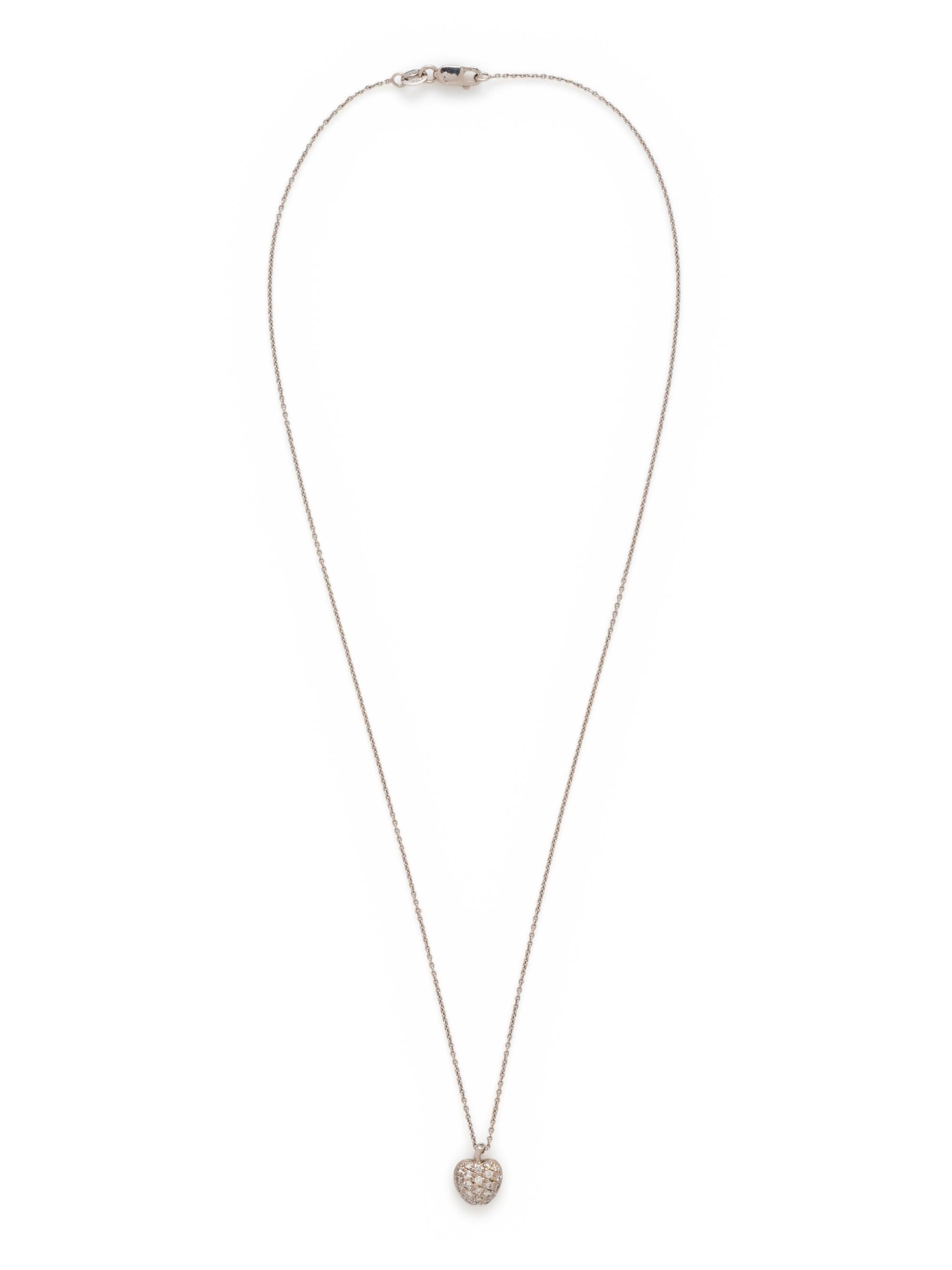 ROBERTO COIN, DIAMOND 'TINY TREASURES APPLE' PENDANT/NECKLACE