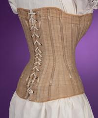 A Corset, 'Woven in Two Pieces' 1880s