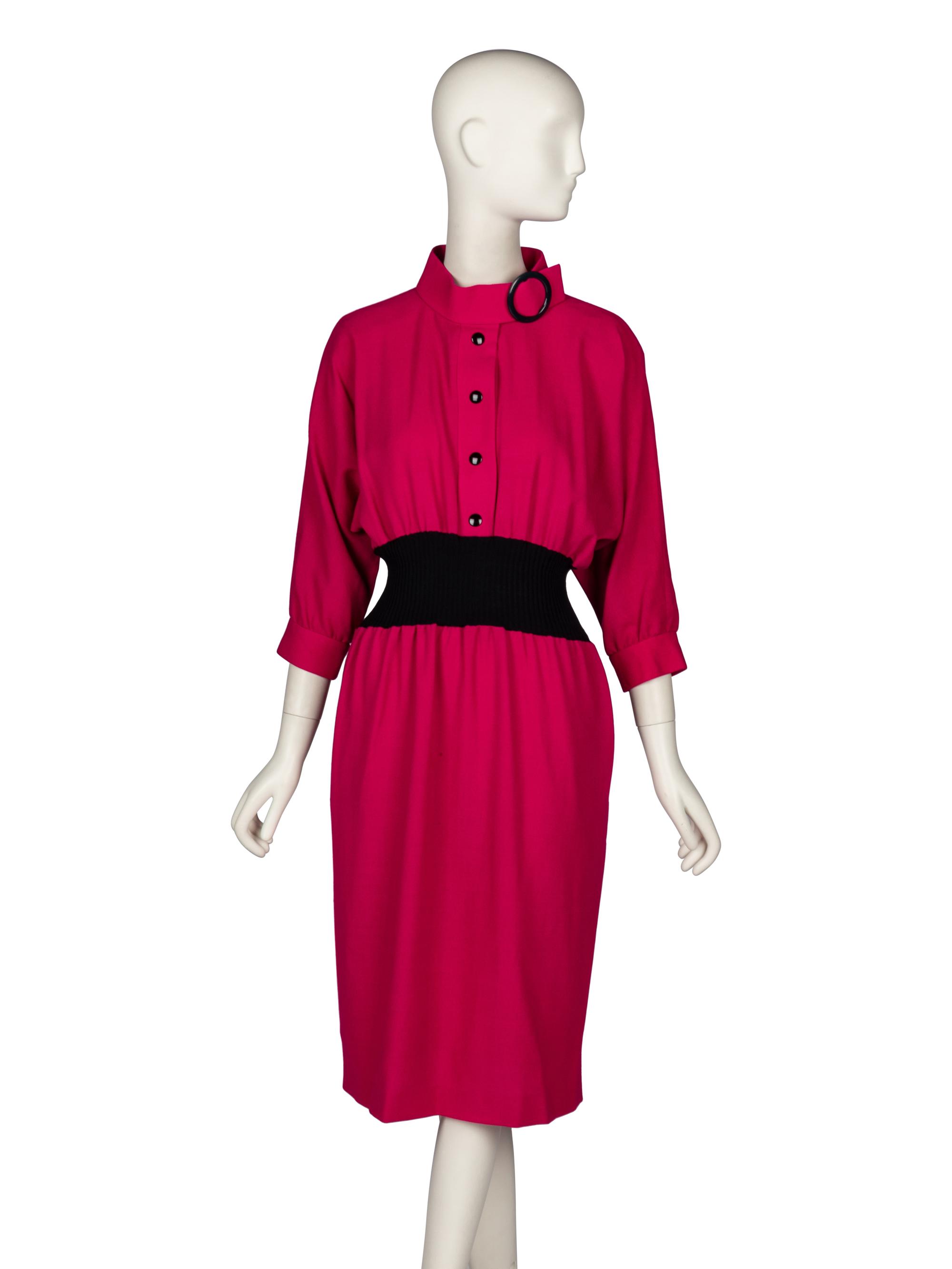 Pierre Cardin, Pink Dress, Fall 1985