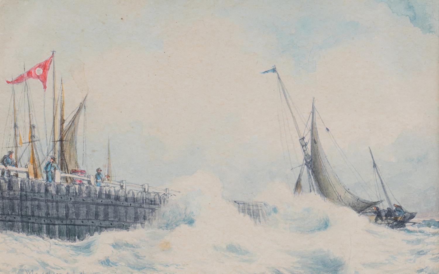 A Collection of Miniature American Nautical Watercolors — 20TH CENTURY