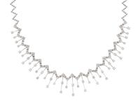 WHITE GOLD AND DIAMOND NECKLACE
