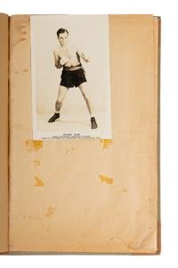An Original Scrapbook from the Career of Junior Lightweight Boxing Champion Frankie Klick Curated by Manager Joe Doran