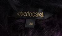 A Roberto Cavalli Royal Purple Suede and Fur Vest, Size 38.
