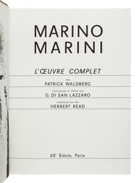 [MARINI, Marino (1901-1980)]. WALDBERG, Patrick. Marino Marini: L’Oeuvre Complet. Paris: XXe Siécle, 1970.