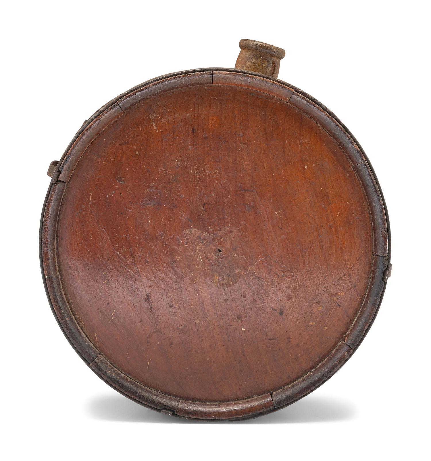 [CIVIL WAR]. Confederate cedar canteen.
