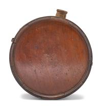 [CIVIL WAR]. Confederate cedar canteen.
