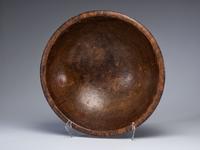 A Turned Burlwood Dough Bowl