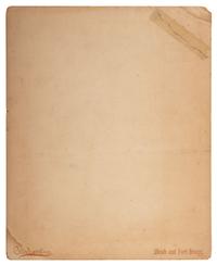 [CALIFORNIA]. CARPENTER, Aurielus O. Large format scene of wagons and stage. Ukiah and Fort Bragg, [ca 1875].