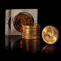 A Group of Twelve South African Kruggerrand 1 oz. Gold Coins