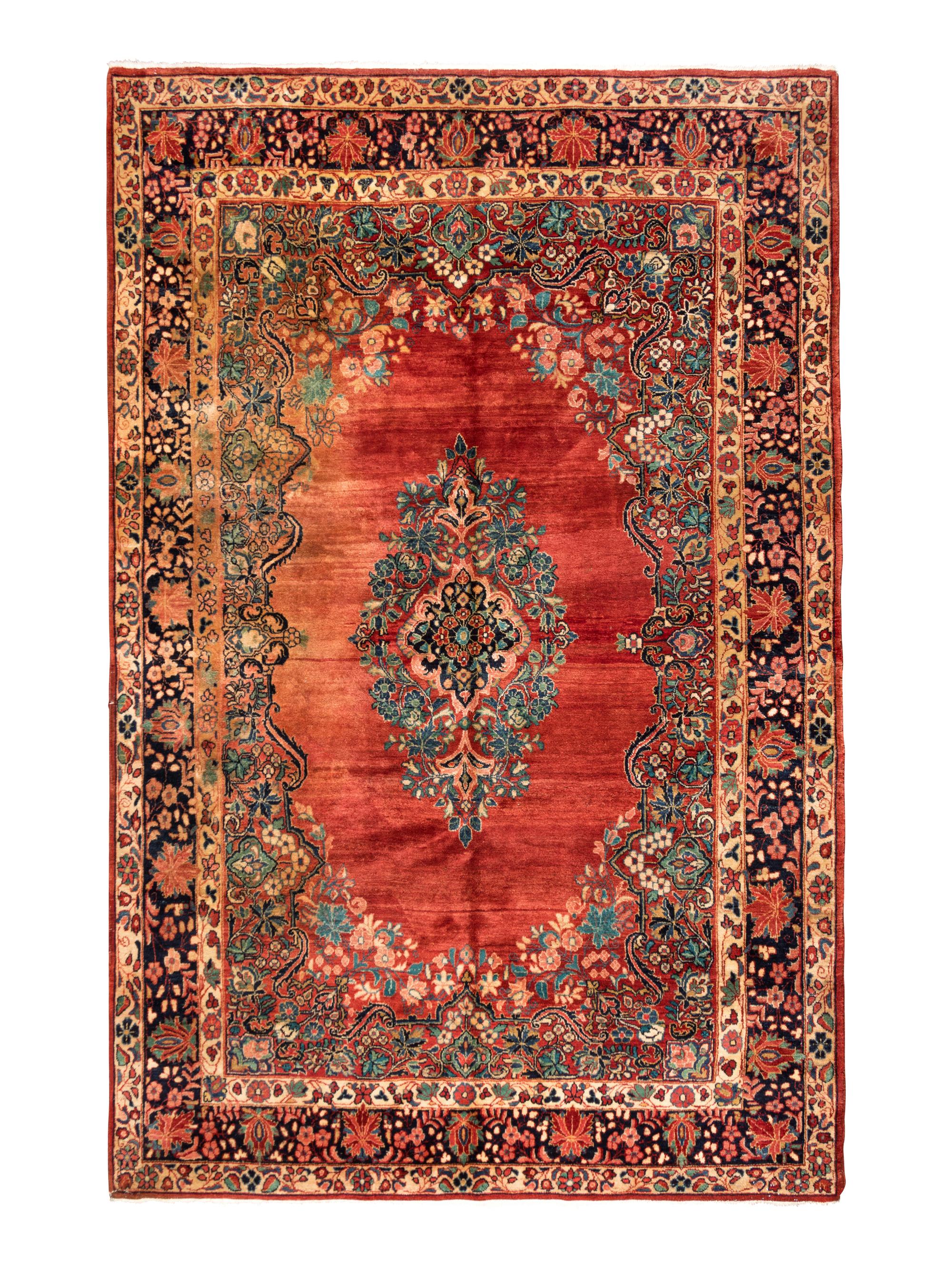 A Sarouk Wool Rug