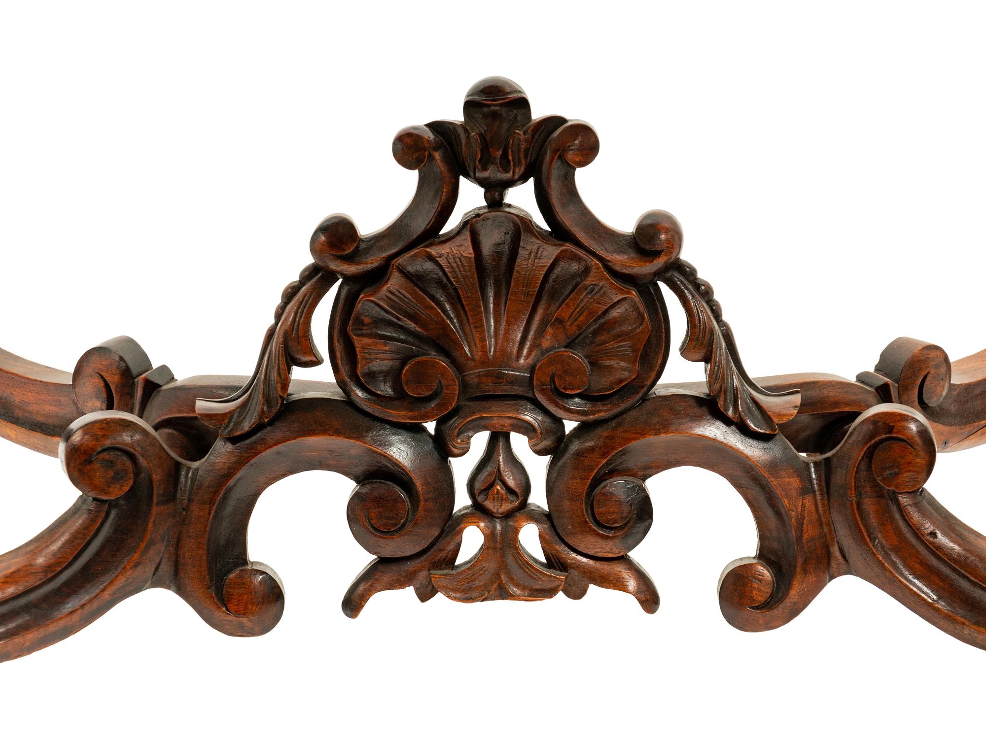 A Louis XV Style Marble-Top Console Table