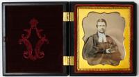 [Daguerreotype] Portrait of a Minister and His Bible