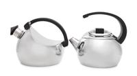 Flavio Sambinelli (Italian, b.1949), Carlo Giannini, Italy, kettle, together with an associated example by Tramontina