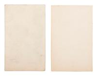 [CIVIL WAR]. CDVs of General George Crook and Captain Charles Shultz, 1st Ohio Cavalry.