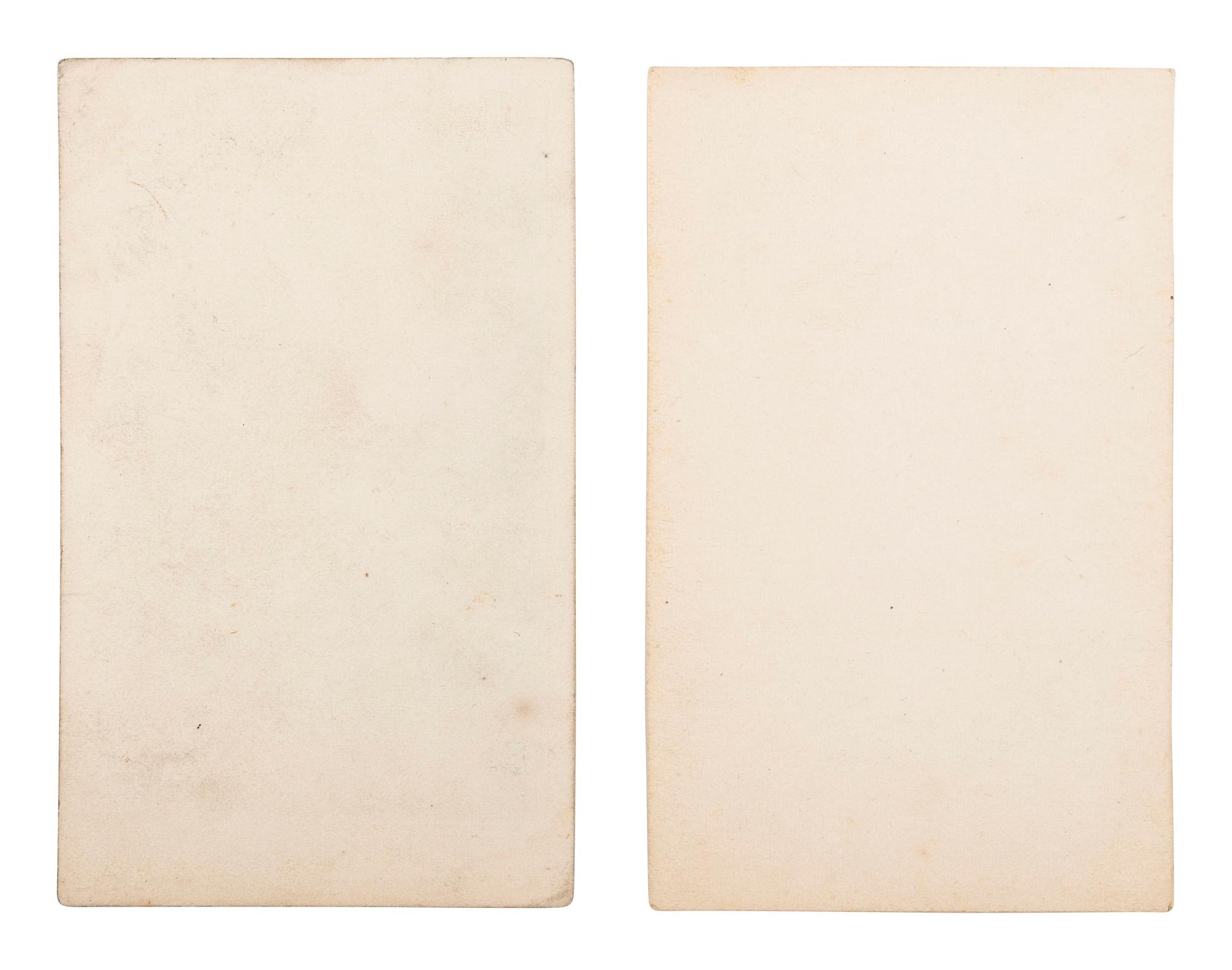 [CIVIL WAR]. CDVs of General George Crook and Captain Charles Shultz, 1st Ohio Cavalry.