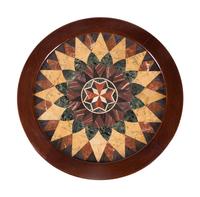 An Italian Mahogany Specimen Marble-Top Table