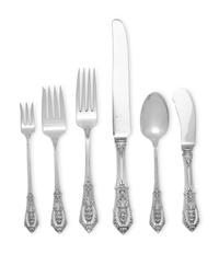 An American Silver Flatware Service