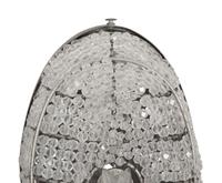 Four Regency Style Beaded Oval Wall Sconces
