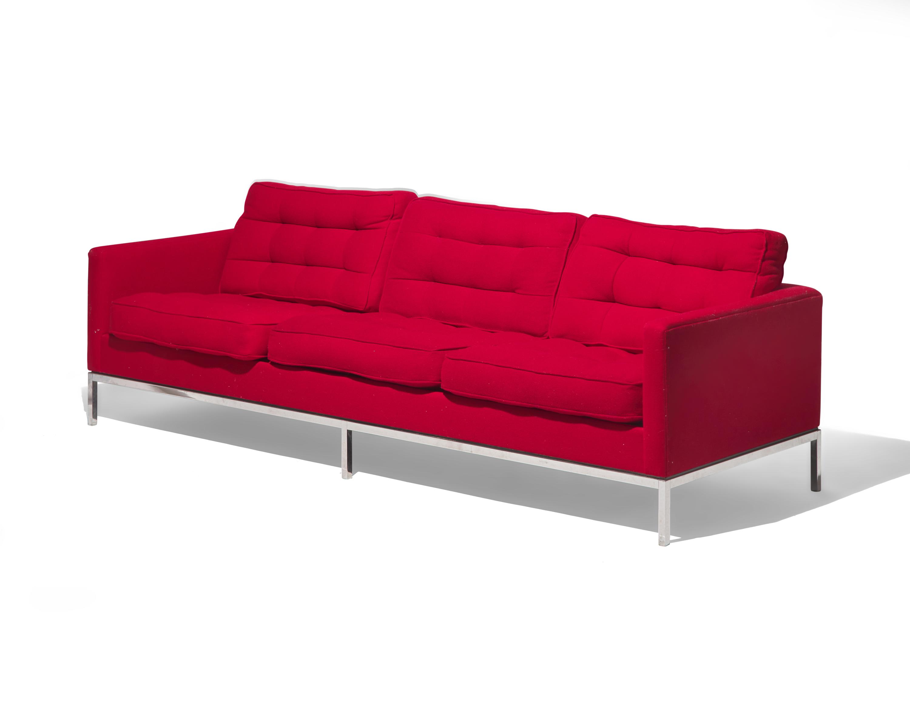 Three-Seat Sofa, c. 1965/1972 Knoll International, USA