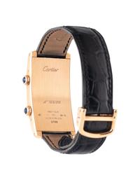 CARTIER, REF. 2768 18K ROSE GOLD 'TANK CINTREE' WATCH