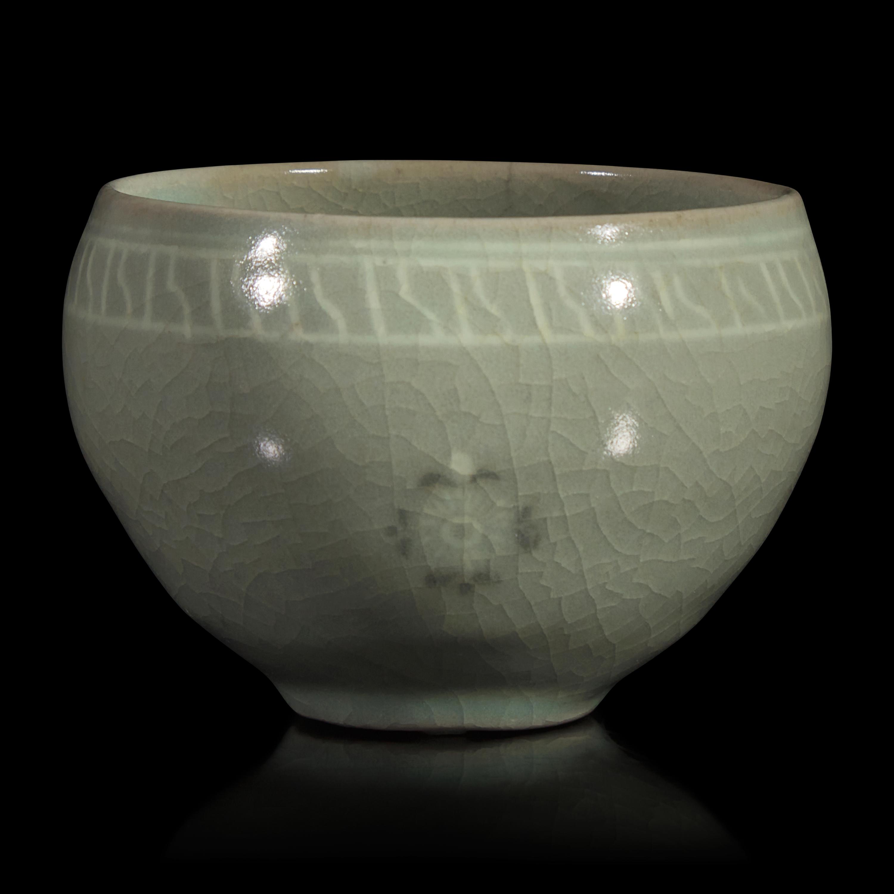 A Small Korean Sangam Style Slip-Inlaid Celadon Cup — 高麗青瓷象嵌缽
