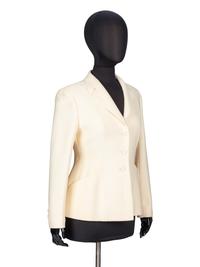 Christian Dior, Cream Tailored 'Bar' Jacket