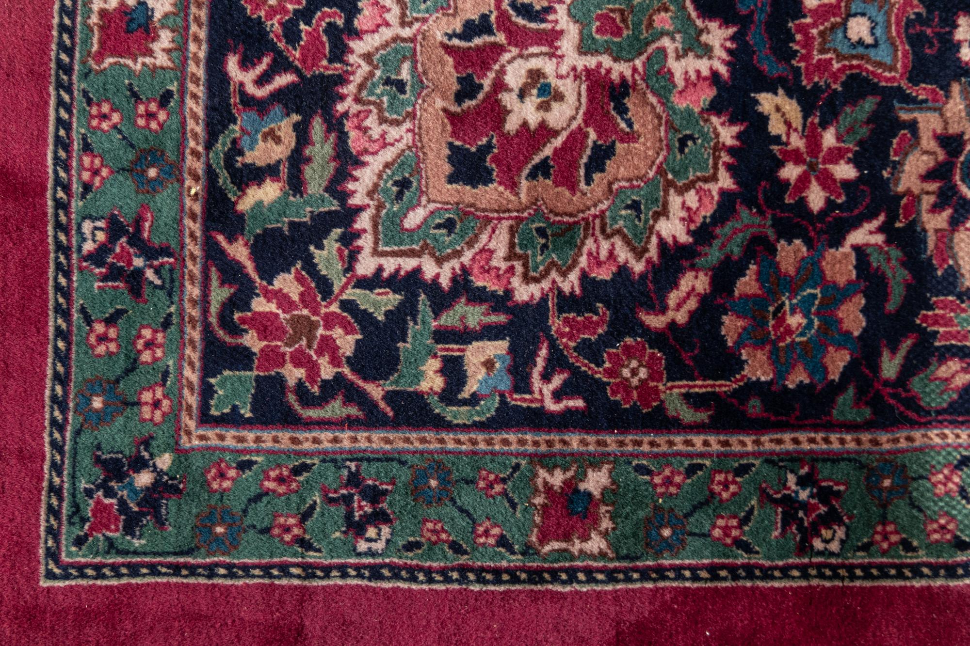 A Kashan Wool Rug