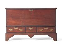A Chippendale Walnut Blanket Chest Over Drawers, Southeastern Pennsylvania, Circa 1770