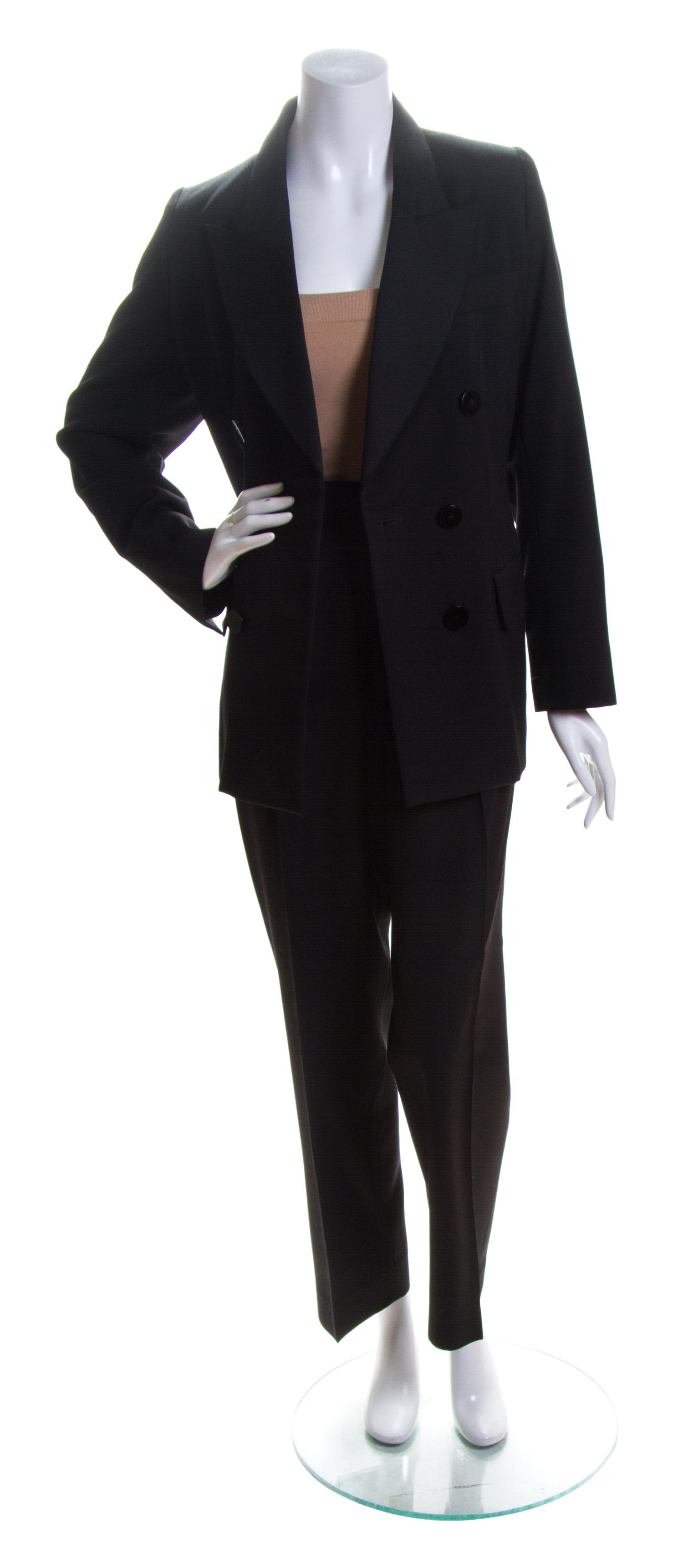 An Yves Saint Laurent Black Wool Tuxedo, Jacket size 42.