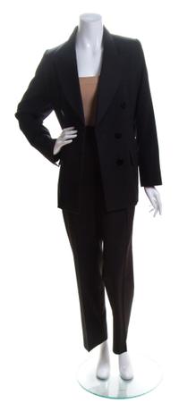 An Yves Saint Laurent Black Wool Tuxedo, Jacket size 42.