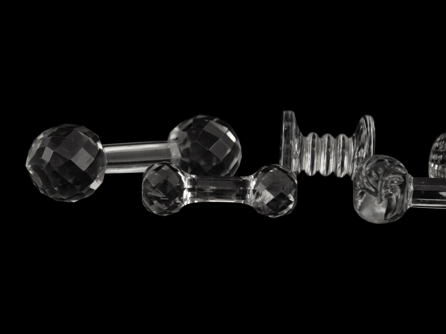 A Group of Glass Knife Rests