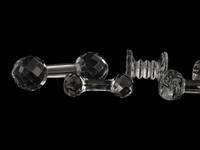 A Group of Glass Knife Rests