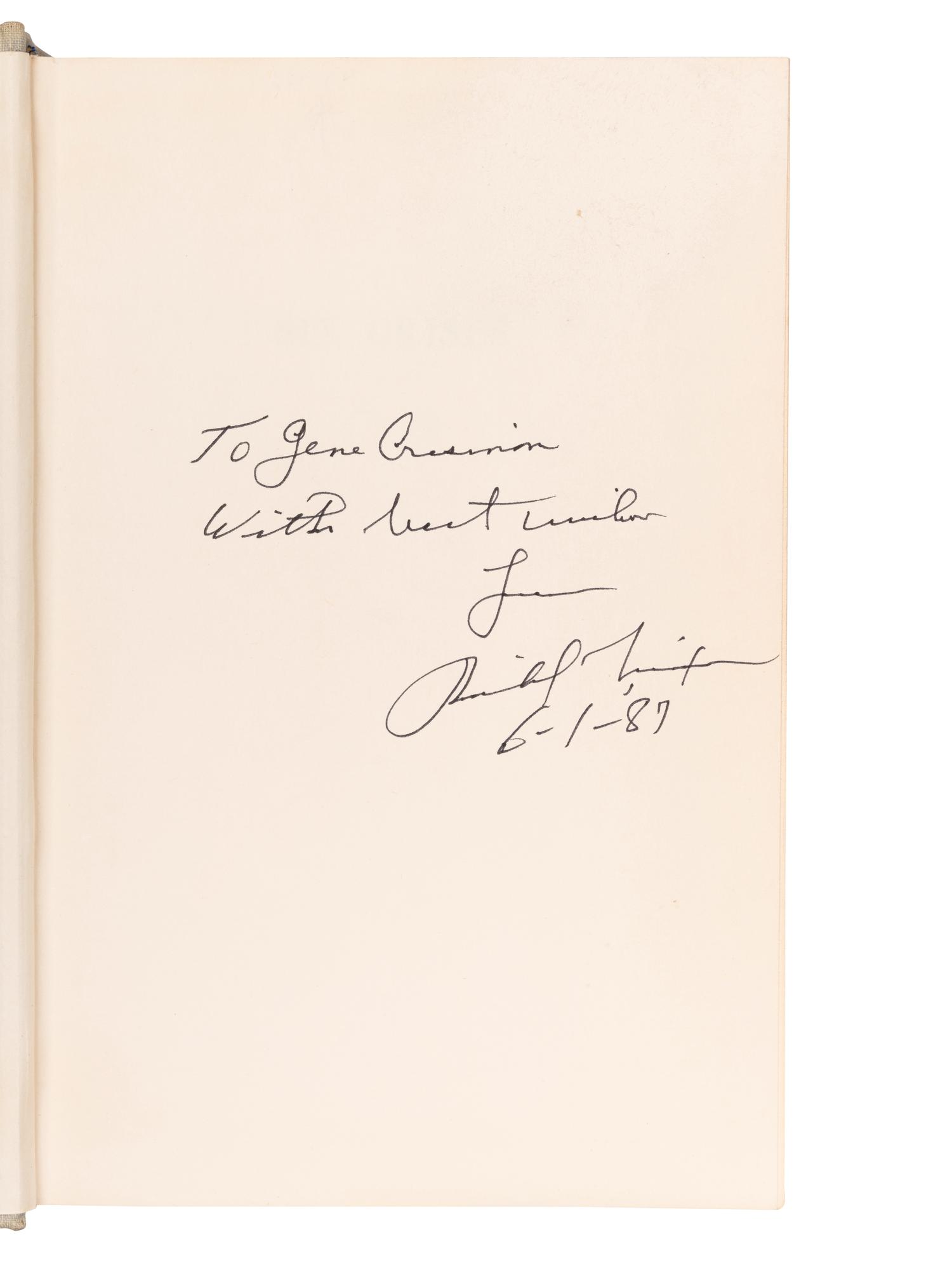 [U.S. PRESIDENTS -- SIGNED]. A group of 4 signed works, comprising:
