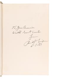 [U.S. PRESIDENTS -- SIGNED]. A group of 4 signed works, comprising: