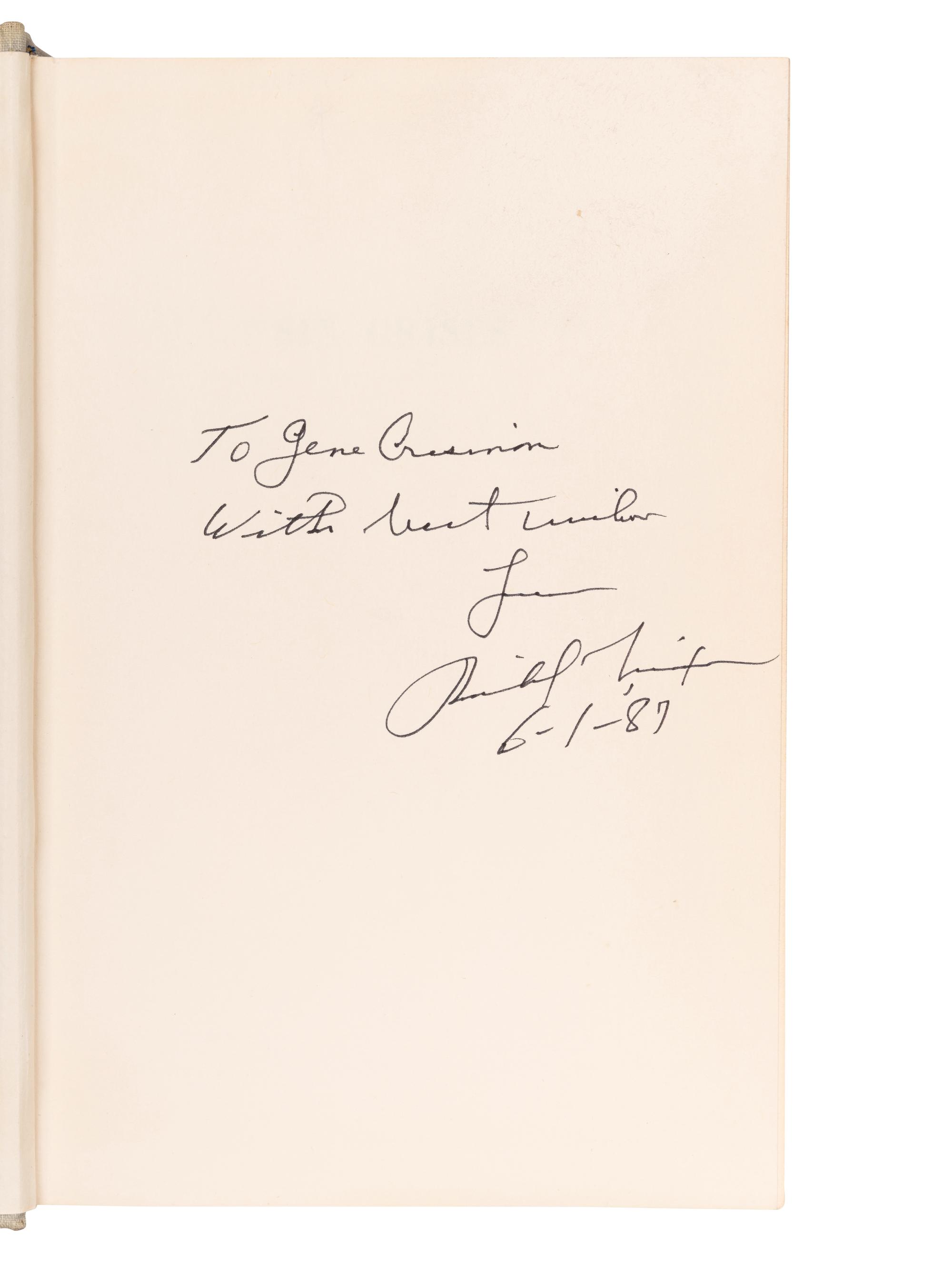 [U.S. PRESIDENTS -- SIGNED]. A group of 4 signed works, comprising: