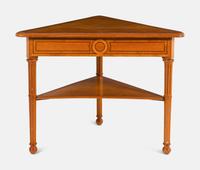 Two-Tier Triangular Table
