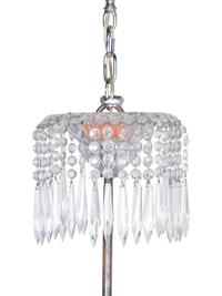 A Pair of Cut Glass Sixteen-Light Chandeliers