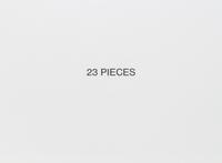 RUPPERSBERG, ALLEN. 23 Pieces [and] 24 Pieces. LA: Sunday Quality, [1968-1970]. (2 items)