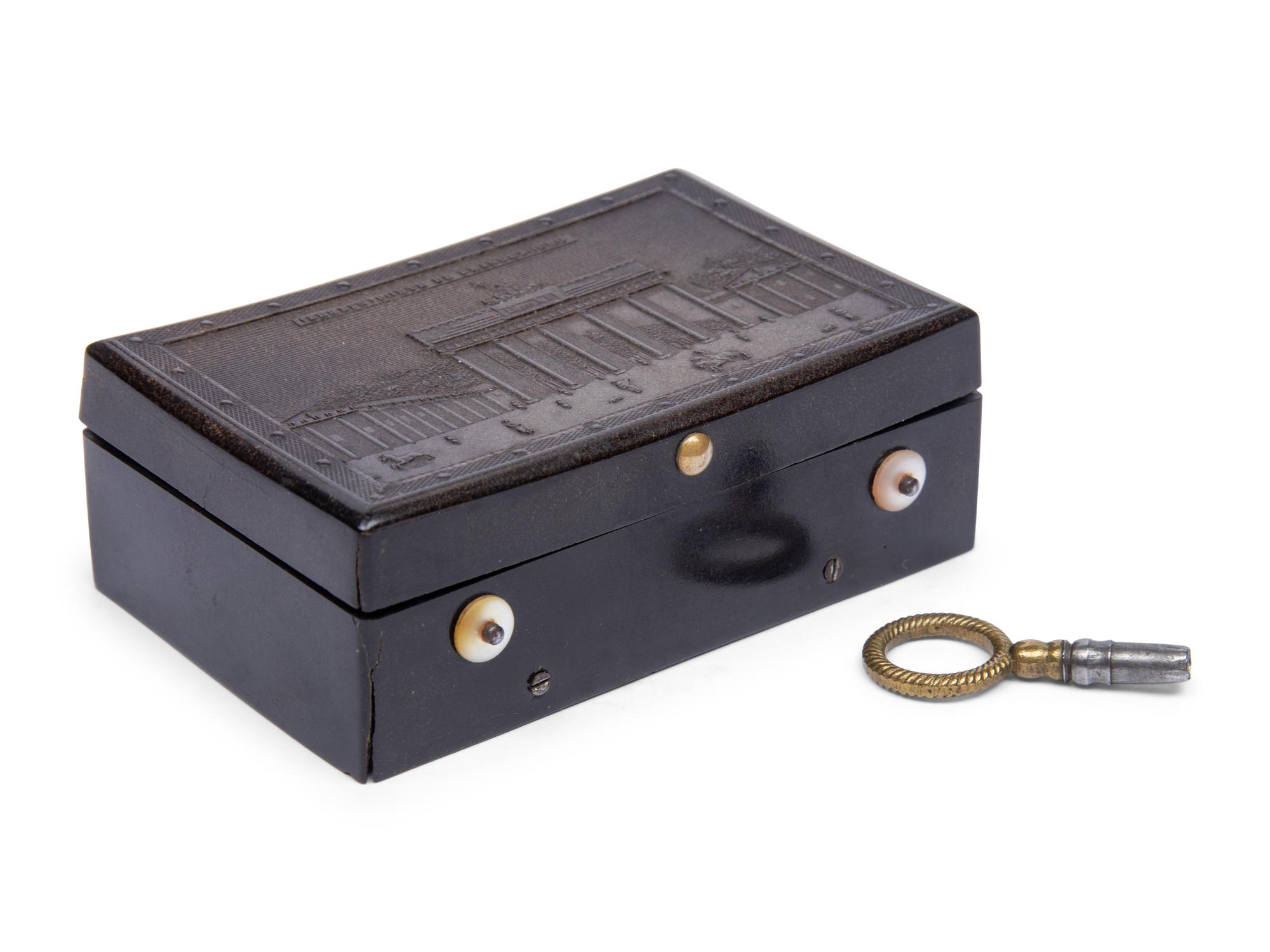 A Two Air Musical Snuff Box