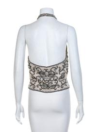 Two Beaded Tops: Badgley Mischka and J&M Costumers Hollywood, 1990-2000s No size label