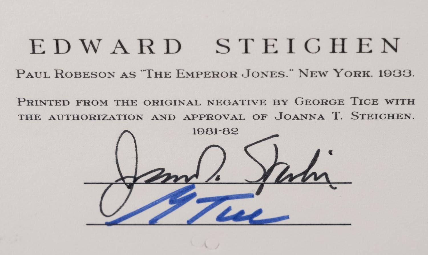 A group of twenty-one photographs (from Twenty-five Photographs printed by George Tice with labels signed by George Tice and Joanna Steichen)