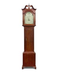 A Federal Inlaid Cherry Tall Case Clock