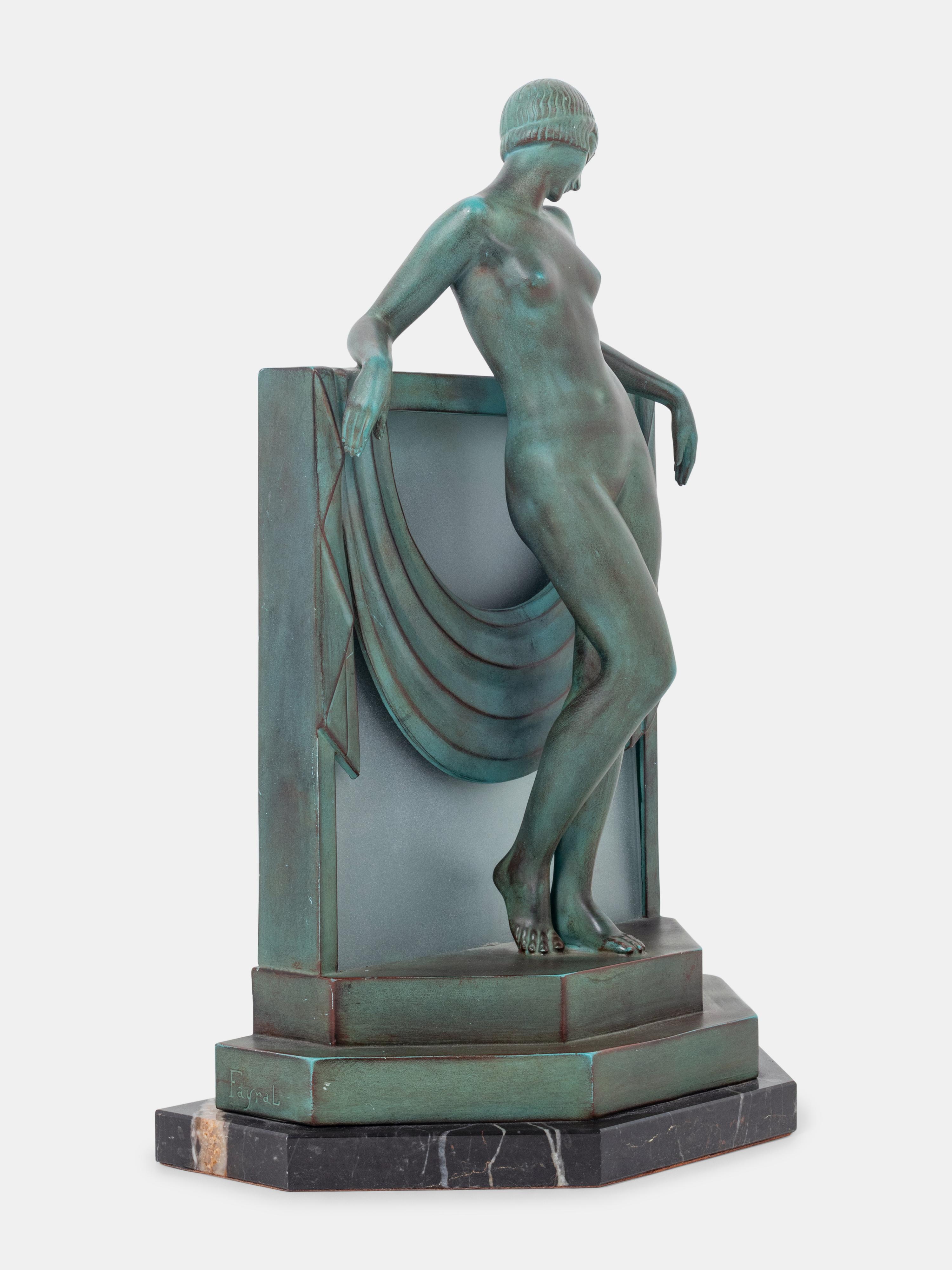 Serenite Art Deco Table Lamp